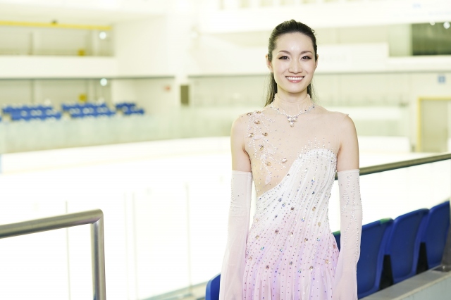 auスマートパスプレミアムオリジナルコンテンツ『au5G × Figure Skating』に出演する荒川静香