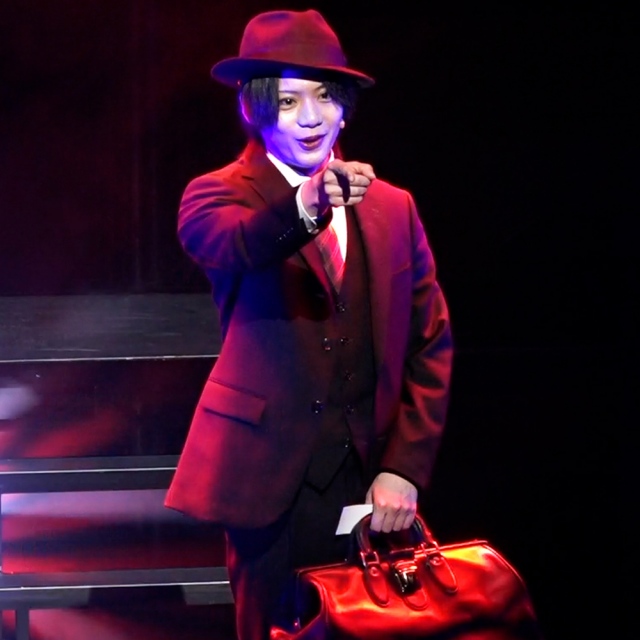 佐藤流司が演じた喪黒福造。怪しげな笑みを浮かべた「ドーン!」を披露 (C)ORICON NewS inc.