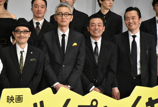 映画化への思いを語った(左から)田口トモロヲ、松重豊、光石研、遠藤憲一 (C)ORICON NewS inc.