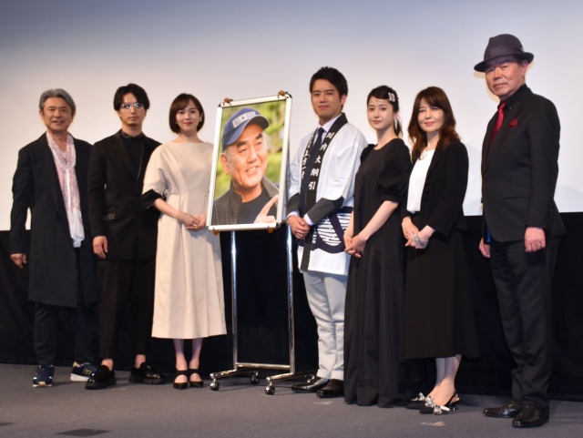 佐々部清監督の思い出話を語った映画『大綱引の恋』キャスト陣(C)ORICON NewS inc.