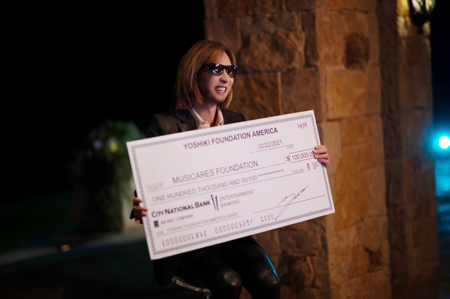 音楽チャリティ団体『MusiCares』へ10万ドル(約1,000万円)を寄付したYOSHIKI