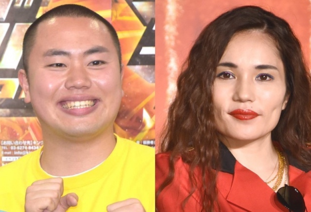 一般女性との結婚を報告したたハナコ・岡部大(左)、第1子出産を報告した平野ノラ(右)
