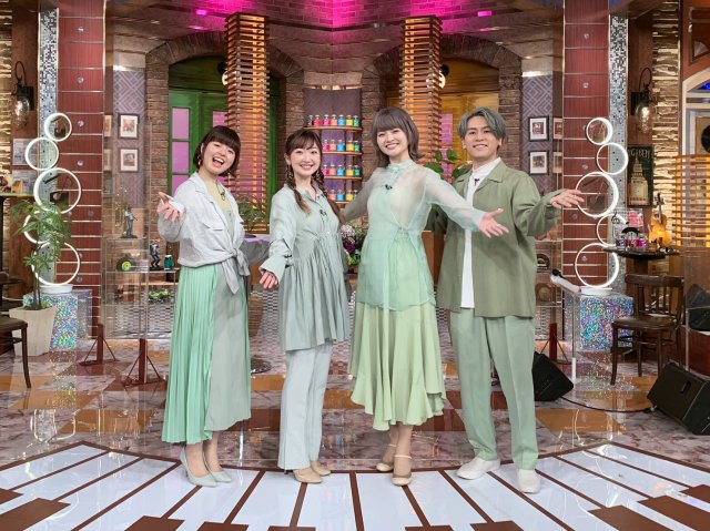 4日放送『関ジャム 完全燃SHOW』に出演するNagie Lane(ナギーレーン) 写真左から mikako、ブリジットまゆ、れいちょる、バラッチ