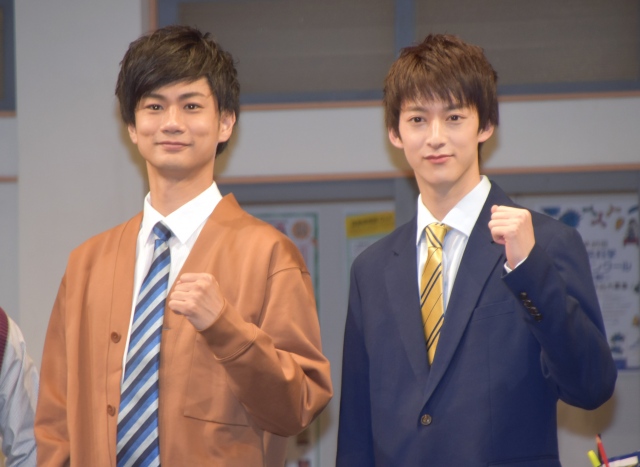 中学校の自分へメッセージを送った(左から)馬場良馬、伊藤あさひ (C)ORICON NewS inc.