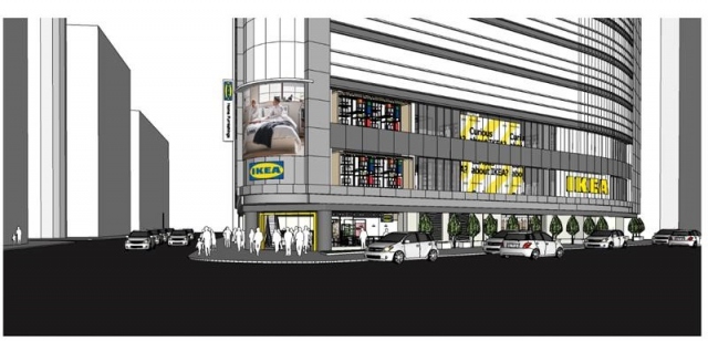 都心型店舗3号店となるIKEA新宿(イメージ)