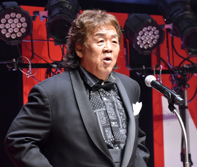 新入生に祝辞を述べた長州力=『令和3年バンタン入学式』 (C)ORICON NewS inc.