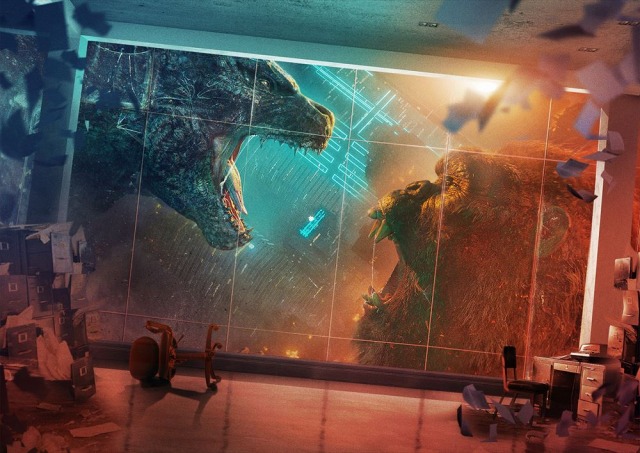 『ゴジラvsコング』大ヒットを記念して新ビジュアル解禁 (C) 2021WARNER BROS. ENTERTAINMENT INC. & LEGENDARY PICTURES PRODUCTIONS LLC.
