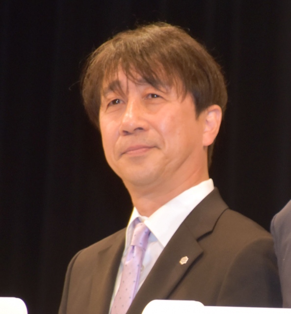 長野冬季五輪テストジャンパー西方仁也に感謝した原田雅彦氏(C)ORICON NewS inc.