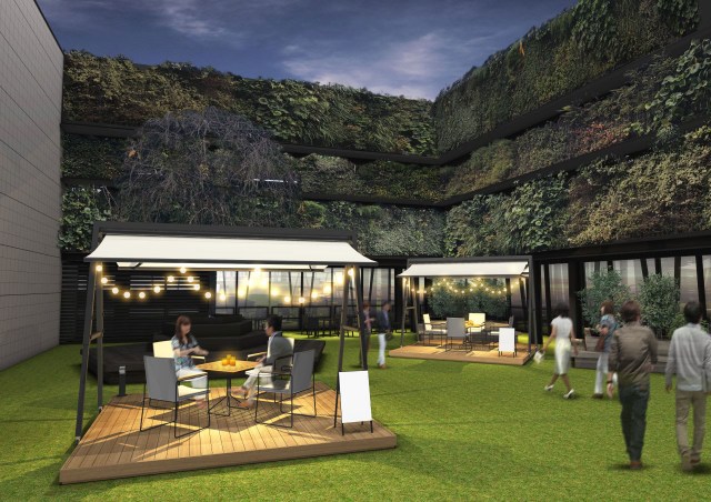 東急プラザ銀座の『屋上KIRIKO TERRACE』がリニューアルオープン