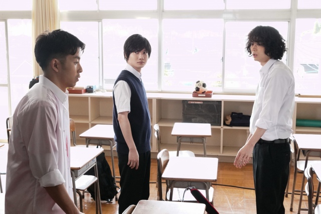 『コントが始まる』第1話に出演する仲野太賀、神木隆之介、菅田将暉 (C)日本テレビ