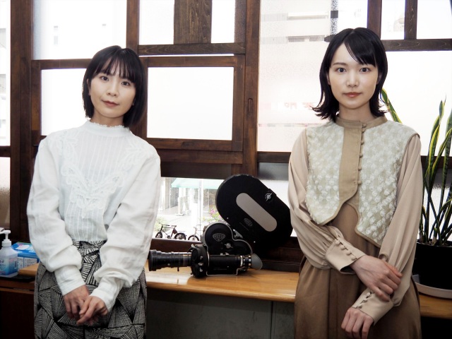 映画『海辺の金魚』(6月25日公開)主題歌を書き下ろした橋本絵莉子、小川紗良監督 (C)ORICON NewS inc.
