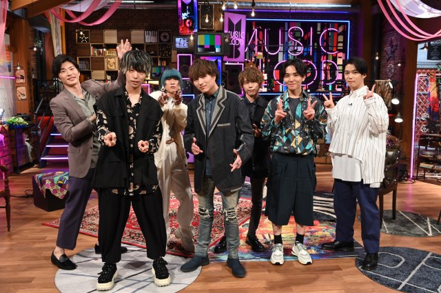 田中圭、千葉雄大が司会を務める23日放送の音楽番組『MUSIC BLOOD』ゲストはNovelbright (C)日本テレビ