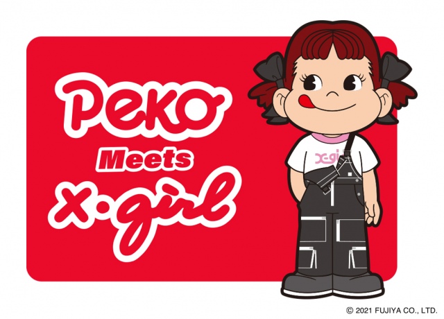 「PEKO meets X-girl」コレクション