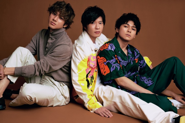 『Oggi』6月号に登場する(左から)山田裕貴、田中圭、眞栄田郷敦