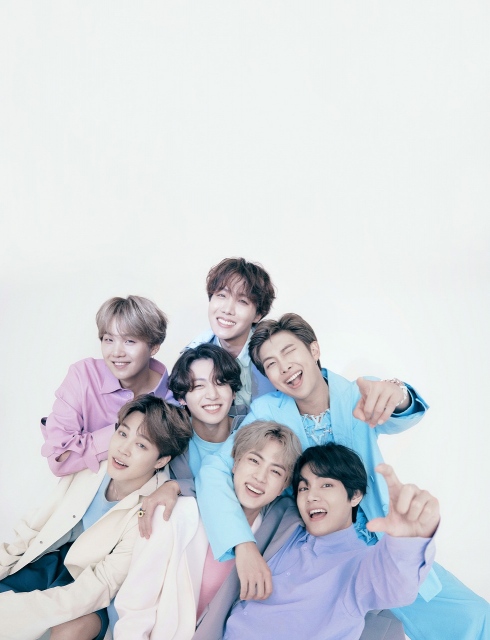 ルイ・ヴィトンアンバサダーに就任したBTS(C)Louis Vuitton