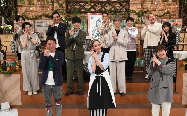 テレビ朝日系『NOとは言わない!カレン食堂』の第4弾の出演者たち (C)テレビ朝日
