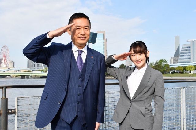 テレビ朝日木曜ミステリー『警視庁・捜査一課長season5』第3話ゲスト出演する生駒里奈(右)と内藤剛志 (C)テレビ朝日