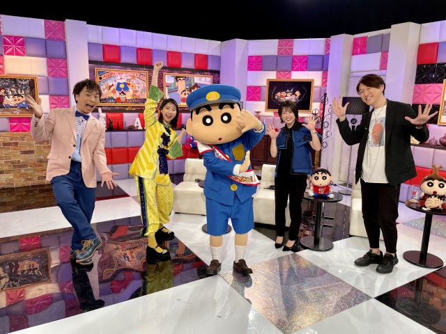 テレビ朝日系『お願い!ランキング』で『クレヨンしんちゃん』アニソン企画 (C)テレビ朝日