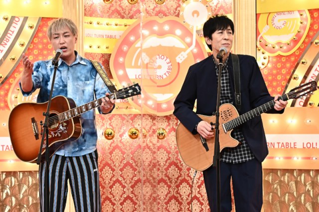 『爆笑!ターンテーブル』に参戦したEvery Little Thing・伊藤一朗(右) (C)TBS