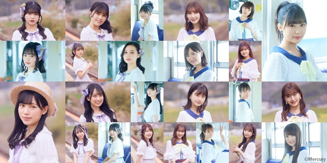 14thシングル「君とどこかへ行きたい」(12日発売)を発売するHKT48(C)Mercury