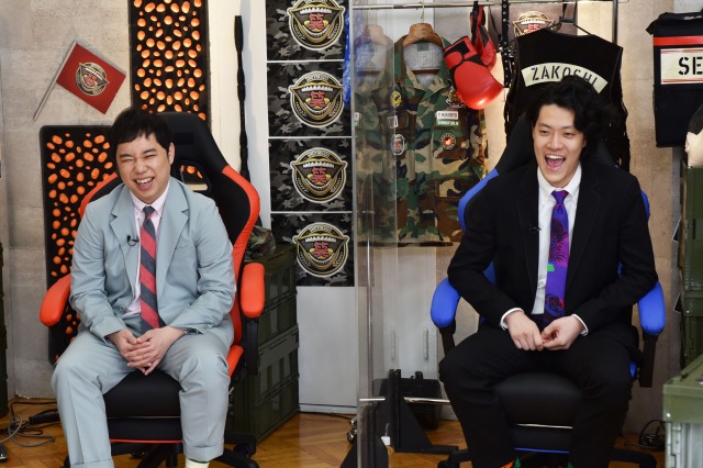 6日放送の『霜降り明星の笑野行動~笑わせあって生き残れ!!~』(C)フジテレビ