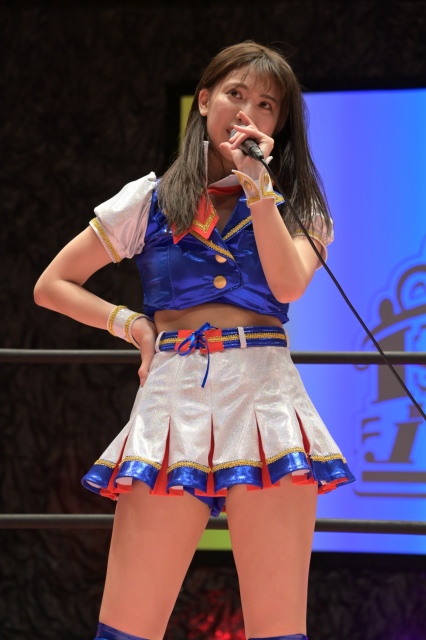 プロレス本格デビューを飾った荒井優希