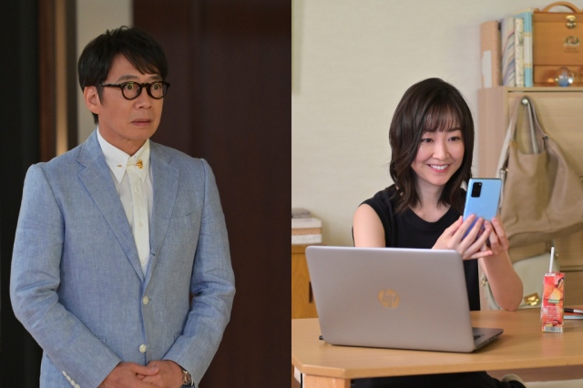 『着飾る恋には理由があって』に出演する(左から)生瀬勝久、黒川智花(C)TBS