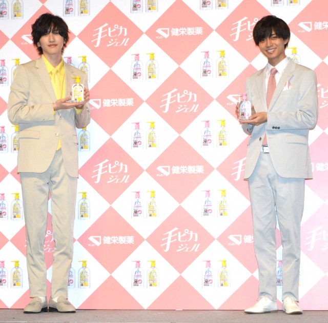 (左から)道枝駿佑、永瀬廉 (C)ORICON NewS inc.