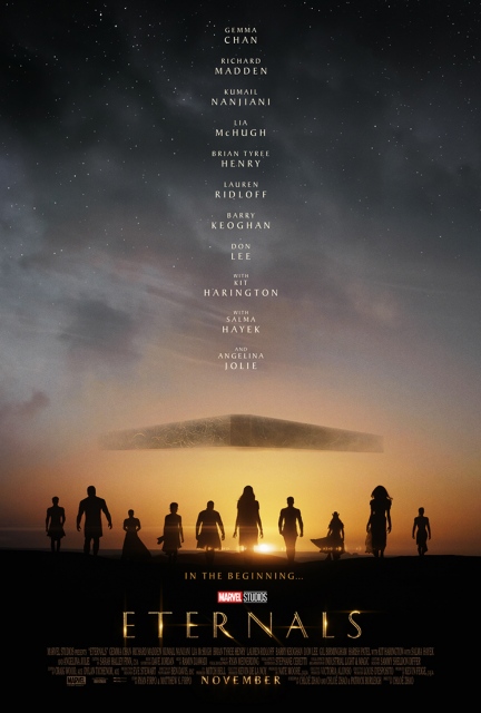 マーベル・スタジオ映画『エターナルズ』US版ティザービジュアル (C)Marvel Studios 2021