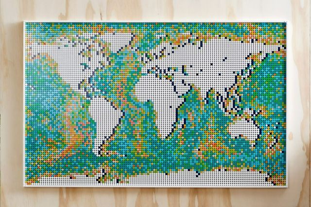 レゴ史上最大、11,695ピースで作る世界地図『レゴ(R)ワールドマップ』