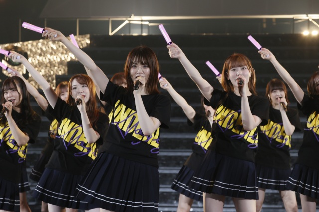 乃木坂46のアンダーメンバーが山﨑玲奈を座長(最前列)に横浜アリーナで無観客生配信ライブを開催