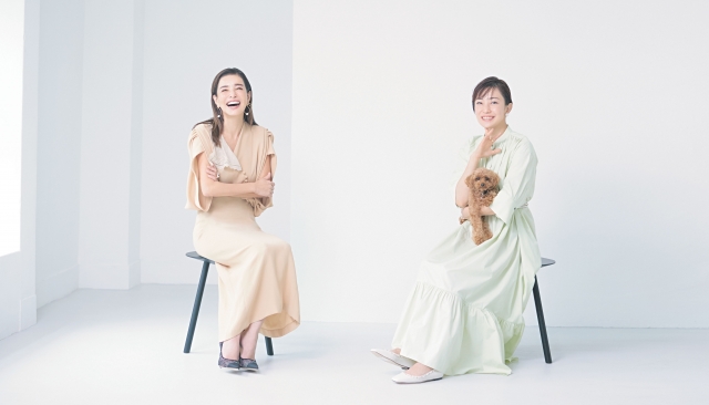 『OTONA MUSE』で対談を行った(左から)梨花、菅野美穂