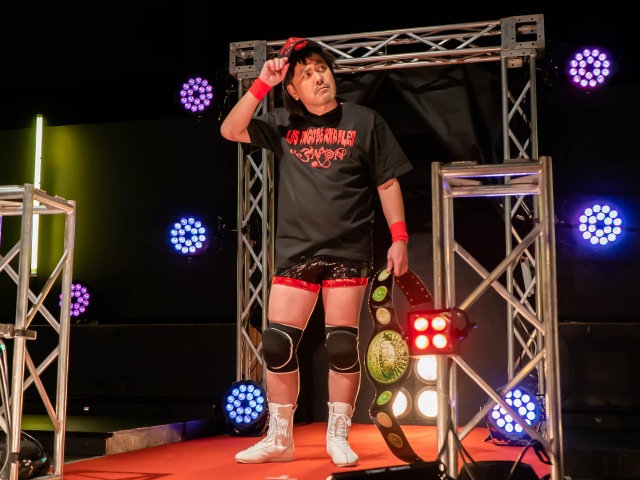 Amazon Prime Videoのプロレスバラエティー『有田プロレスインターナショナル』第24回の模様(C)flag Co.,Ltd.