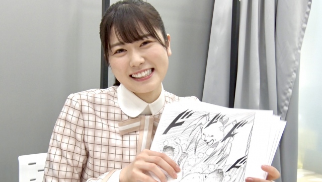 バラバラ大作戦『まんが未知』で新たな才能が開花した日向坂46の丹生明里 (C)テレビ朝日