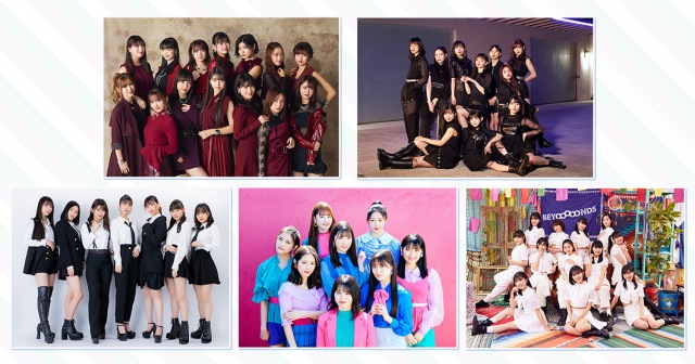 ハロー!プロジェクトに所属する(上段左から)モーニング娘。’21、アンジュルム(下段左から)Juice=Juice、つばきファクトリー、BEYOOOOONDSがソロステージで競う