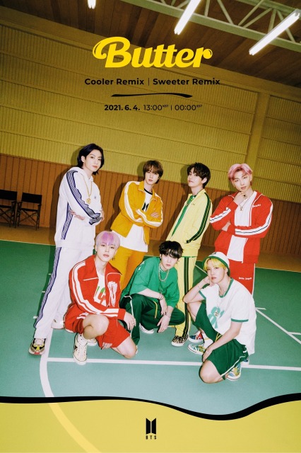 「Butter」リミックス音源「Sweeter」と「Cooler」バージョンを発表したBTS photo by BIGHIT MUSIC