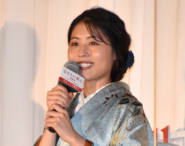 和装姿で魅了した有村架純 (C)ORICON NewS inc.