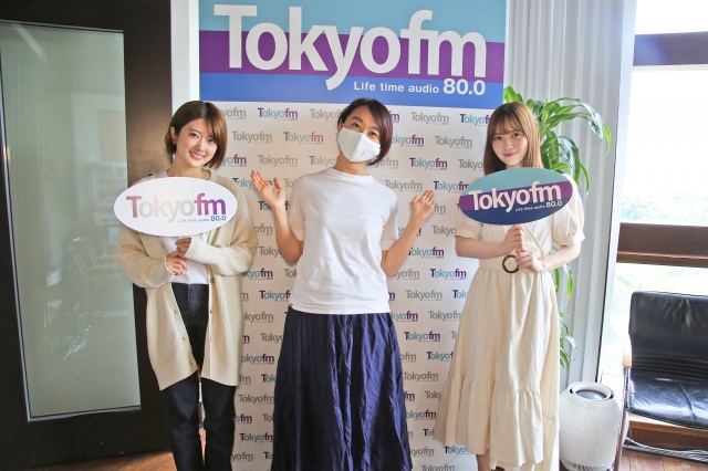 『住吉美紀のBlue Ocean』に樋口日奈&田村真佑が生出演(C)TOKYO FM