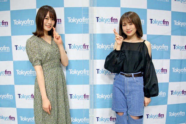 秋元真夏が『山崎怜奈の誰かに話したかったこと。』に生出演(C)TOKYO FM