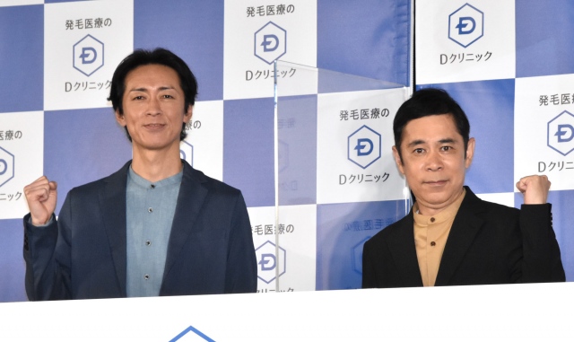 宮迫のCMソングを継承したナインティナイン(左から)矢部浩之、岡村隆史 (C)ORICON NewS inc.