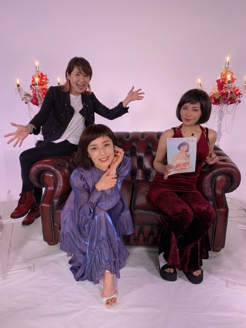 映画公開記念特別番組「リカの部屋」You Tubeで公開。(左から)伊藤さとり、高岡早紀、ミラクルひかる