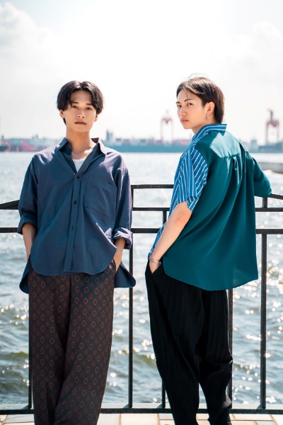 TikTokオリジナルドラマ『世界が終わる1分前』に出演する(左から)井上想良、綱啓永