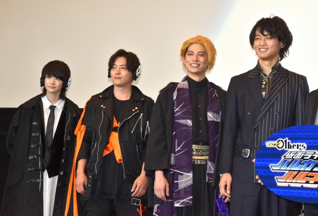 (左から)中山咲月、山口大地、砂川脩弥、中川大輔 (C)ORICON NewS inc.