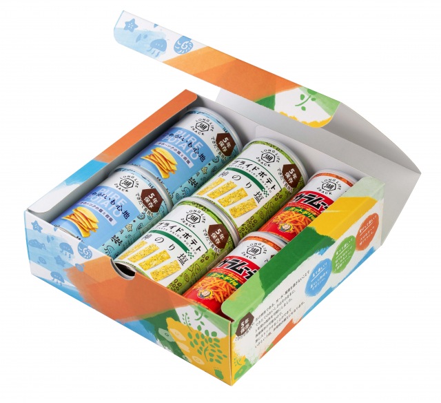 湖池屋の5年保存ができるポテトチップス『LONG LIFE SNACK(6缶セット)』