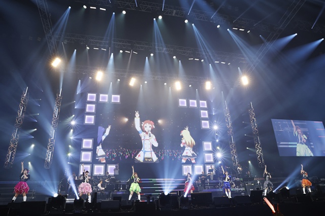『Animelo Summer Live 2021 -COLORS-』で熱唱した765プロオールスターズ (C)Animelo Summer Live 2021