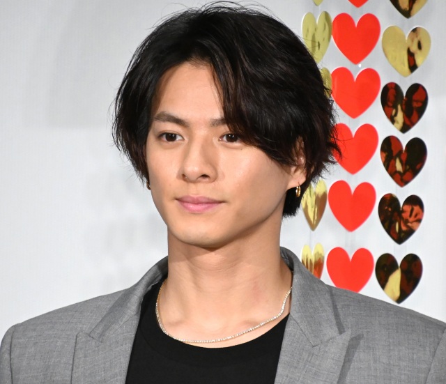 平野紫耀=映画『かぐや様は告らせたい ~天才たちの恋愛頭脳~ ファイナル』大ヒット御礼全国中継舞台あいさつ (C)ORICON NewS inc.