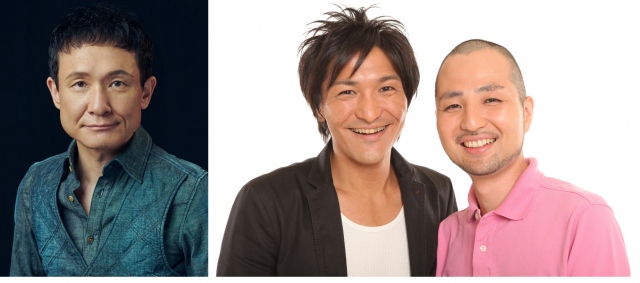 『7.2 新しい別の窓#42』に出演する(左から)木下ほうか、スリムクラブ・真栄田賢、内間政成