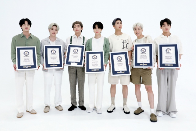 BTS、英・ギネスワールドレコード名誉の殿堂入り