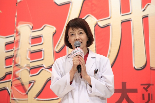 『科捜研の女 -劇場版-』公開記念舞台あいさつイベントに登壇した沢口靖子
