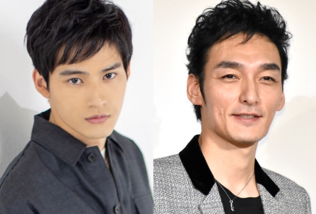 『青天を衝け』のオフショットで共演が実現した岡田健史&草なぎ剛 (C)ORICON NewS inc.